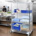 Thumbnail image #2 for Quantum 24 x 60 x 74 Inch Clear Vinyl Wire Cart Cover with Velcro Flap