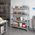Thumbnail image #2 for Fermostock 4-Tier Gray Polymer Shelving Unit Expansion Kit, 66 Inch H x 26 Inch W x 18 Inch D