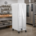 Thumbnail image #2 for Enclosed Heavy Duty Plastic Bun Pan Rack Cover with Clear Front