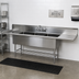 Thumbnail image #2 for John Boos Pro-Bowl 3-Compartment Sink with Dual 30-Inch Drainboards, 18 x 24 x 14-Inch Bowls, 14-Gauge Stainless Steel