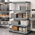Thumbnail image #2 for MetroMax 4 Blue All-Polymer 4-Shelf Starter Shelving Unit, 30