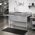 Thumbnail image #2 for Advance Tabco 3-Compartment Fabricated Sink with 30-Inch Left Drainboard, 24 x 30 x 14-Inch Bowls, 304 Stainless Steel