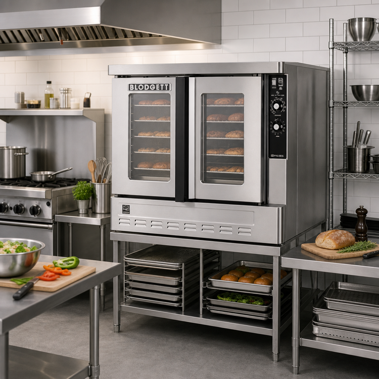 Product image #2 for Zephaire Series Full-Size Standard-Depth Gas Convection Oven, Single Deck, 5-Pan Capacity