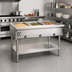 Thumbnail image #2 for Eagle Group 48-Inch Liquid Propane Hot Food Table with 3 Dry Wells and Open Base