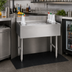 Thumbnail image #2 for Advance Tabco Special Value Series 30-Inch Stainless Steel Underbar Cocktail Unit with 12-Inch Deep Ice Bin and 7-Circuit Cold Plate