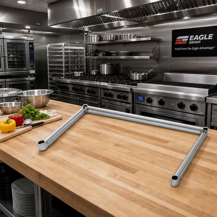 Product image #2 for EagleGard 3-Sided Channel Frame, 72 x 30 Inches, EAGLEgard Hybrid Epoxy Finish