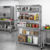 Thumbnail image #2 for EAGLEbrite 5-Tier Add-On Wire Shelving Unit, 48 x 18 x 86 Inches, Zinc Finish