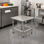 Thumbnail image #2 for Eagle Group TMS3024 Stationary Mixer Stand, Stainless Steel Top, Galvanized Open Base, 24"W x 30"D x 24"H