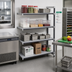Thumbnail image #2 for Cambro Camshelving Elements XTRA 4-Shelf Solid Stationary Add-On Polymer Shelving Unit, 18