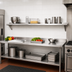 Thumbnail image #2 for Advance Tabco 304 Stainless Steel Wall-Mounted Shelf, 144 Inch W x 12 Inch D, 16 Gauge, Satin Finish