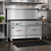 Thumbnail image #2 for Southbend Ultimate 60-Inch Commercial Gas Restaurant Range with 10 Burners and 2 Convection Ovens