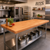 Thumbnail image #2 for Boos Block American Cherry Edge Grain Kitchen Countertop, 84 x 36 x 1-1/2 Inches, Oil Finish