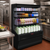 Thumbnail image #2 for Howard-McCray 30E Series 51-Inch Remote Rear-Loading Open Merchandiser with Sliding Rear Doors, Stainless Steel