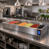 Thumbnail image #2 for Duke CP6-SB-DC-D Drop-In Cold Food Well, 6-Pan, Refrigerated, Touchscreen Control