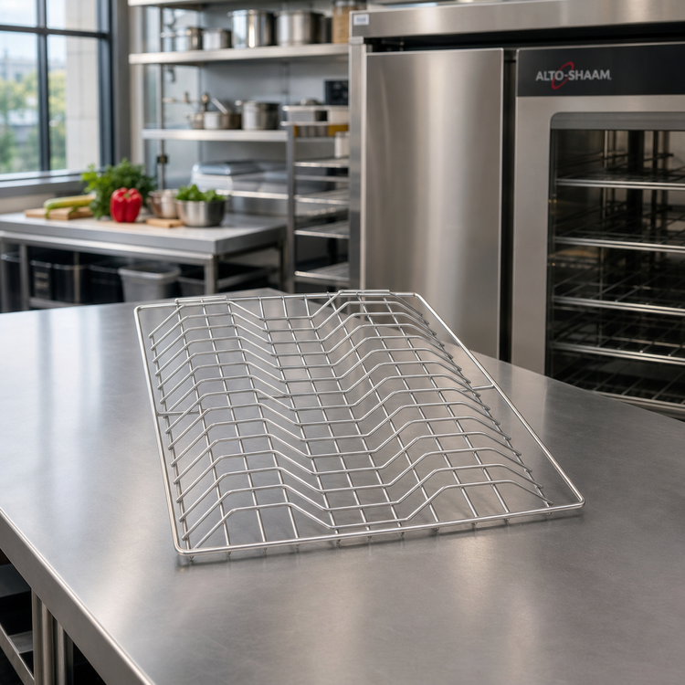 Product image #3 for Alto-Shaam Stainless Steel Rib Rack Shelf