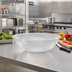 Thumbnail image #3 for Winco 18-3/4 Inch Clear Polycarbonate Pebbled Round Bowl, NSF Listed