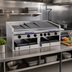 Thumbnail image #2 for Bakers Pride Dante Series C-36RS-R Countertop Gas Radiant Charbroiler, 36-Inch Wide, Stainless Steel