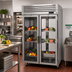 Thumbnail image #2 for Turbo Air PRO Series Pass-Thru Two-Section Reach-In Refrigerator, 53.87 Cu. Ft., Top-Mount, Glass/Solid Doors