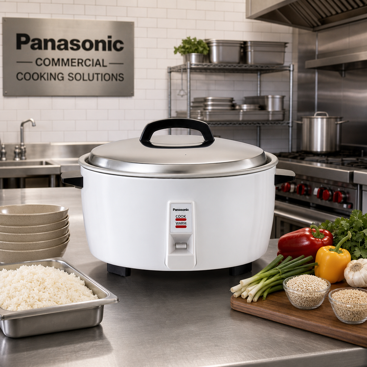 Product image #2 for Panasonic Commercial Automatic Rice and Grain Cooker, 46-Cup Cooked Capacity, 120V