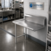 Thumbnail image #2 for Sapphire Manufacturing Straight Clean Dish Table, Right-to-Left, 36 x 30 Inches, Stainless Steel