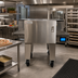 Thumbnail image #2 for Lincoln Aperion 24 Series Floor Model Single Deck Natural Gas Conveyor Oven with 28 x 48 Inch Conveyor and 24 Inch Baking Chamber