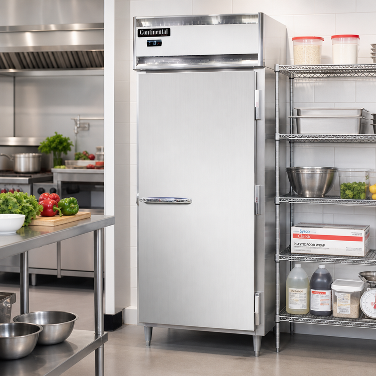 Product image #2 for Continental Refrigerator D1FXNSS Designer Line One-Section Extra-Wide Reach-In Freezer