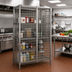 Thumbnail image #2 for Metro Super Erecta Stationary Stainless Steel Wire Security Cage