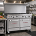 Thumbnail image #2 for Southbend Ultimate 48-Inch Gas Restaurant Range with 8 Star/Sauté Burners and 2 Space Saver Ovens