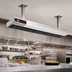 Thumbnail image #2 for Hatco Glo-Ray High Watt Dual Infra-Black Strip Heater, 18 Inch, Unlighted, 6-Inch Spacer, 700 Watts