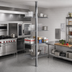 Thumbnail image #2 for Eagle Back-To-Back Stainless Steel Floor-to-Ceiling Cantilevered Shelving Upright, 108 Inches