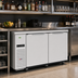Thumbnail image #2 for Turbo Air Super Deluxe 60-Inch Narrow Two-Section Back Bar Cooler with 2 Solid Doors