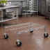 Thumbnail image #2 for Metro Super Erecta Mobile Stainless Steel Dunnage Rack with Wire Mat, 48 x 18 Inches, 800 lb Capacity