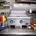 Thumbnail image #2 for Globe 24-Inch Countertop Gas Griddle, 60,000 BTU, Natural Gas/LP Convertible