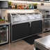 Thumbnail image #2 for Glastender 102-Inch Wide Glass Ice Display Unit for Back Bar, 24-Inch Deep