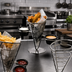 Thumbnail image #2 for Ironworks Stainless Steel Conical Serving Basket with 2 Black Ramekins