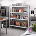 Thumbnail image #2 for Fermostock 4-Tier Stationary Starter Polymer Shelving Unit, 64