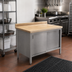 Thumbnail image #2 for John Boos Maple Wood Top Work Table with Stainless Steel Cabinet Base and Sliding Doors, 36 x 30 Inches