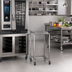 Thumbnail image #2 for RATIONAL Transport Trolley for Mobile Oven and Plate Racks, Fixed 39-Inch Height, for iCombi 6/10 Half-Size