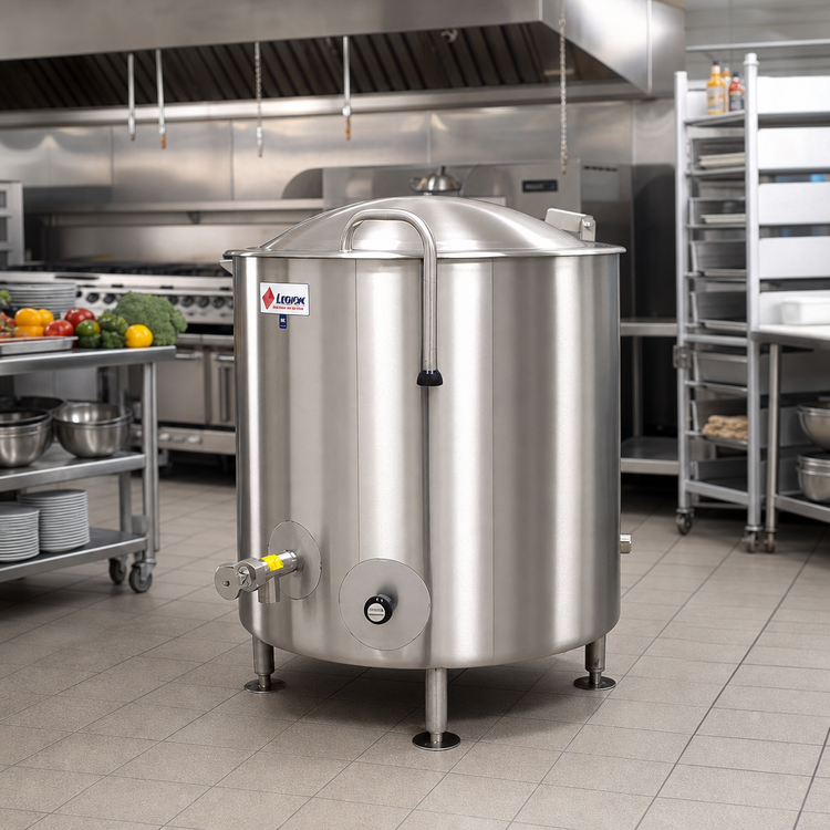 Product image #2 for Legion LTI-40 40-Gallon Stationary Direct Steam Kettle