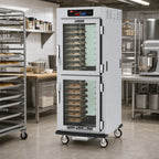 Thumbnail image #2 for Metro C5 C599-SDC-UPDC Controlled Humidity Heated Holding and Proofing Cabinet, Pass-Thru Glass Dutch Doors, 17 Full-Size Pan Capacity