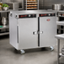 Thumbnail image #2 for FWE Handy Line Mobile Undercounter Insulated 2-Compartment Heated Holding Cabinet