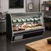 Thumbnail image #2 for Howard-McCray 32E Series 50 Inch Curved Glass Full-Service Deli Meat & Cheese Service Case with Self-Contained Refrigeration