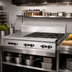 Thumbnail image #2 for Garland Cuisine 36-Inch Heavy Duty Gas Combination Top Range with Modular Top, 4 Open Burners and 12-Inch Hot Top