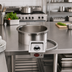 Thumbnail image #2 for Wells SS-10TDUCI Top-Mount Round Drop-In Hot Well, 11-Qt, Fully Insulated, Thermostatic, with Drain, 208/240V