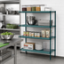 Thumbnail image #2 for Super Erecta Pro Stationary 4-Shelf Polymer Add-On Shelving Unit, 18 x 54 x 63 Inches