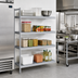 Thumbnail image #2 for Fermostock 4-Tier Polymer Shelving Expansion Kit, 38W x 18D x 83H, Gray