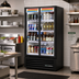 Thumbnail image #2 for True Slim Line Two-Section Glass Door Refrigerated Merchandiser, Bottom-Mounted, 30 7/8 Inches Wide