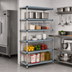 Thumbnail image #2 for MetroMax Q 5-Shelf Add-On Polymer/Wire Shelving Unit, 30-Inch Wide x 21-Inch Deep x 74-Inch High