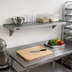 Thumbnail image #2 for Eagle Group Valu-Gard 48 Inch x 14 Inch Solid Shelf, Green Epoxy Coated Galvanized Steel, 600 lb Capacity