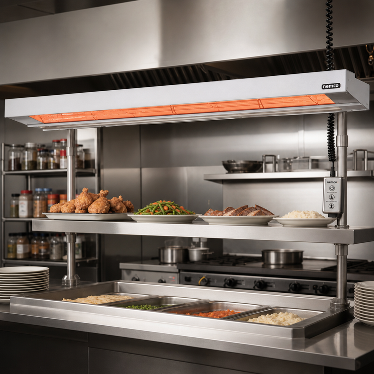 Product image #2 for Nemco 6155-36-SL-240 36-Inch Single Lighted Remote-Controlled Infrared Strip Heater, 240V